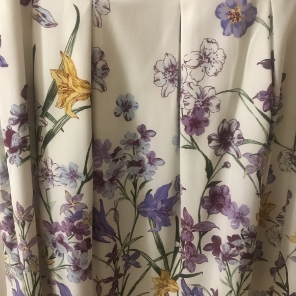 Dressbarn | White & Purple Floral Dress - Picture 4 of 7